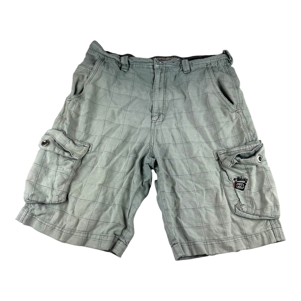 Vintage Billabong Cargo Shorts Mens Size 34 Beige 1990s Retro Y2K Surf Street